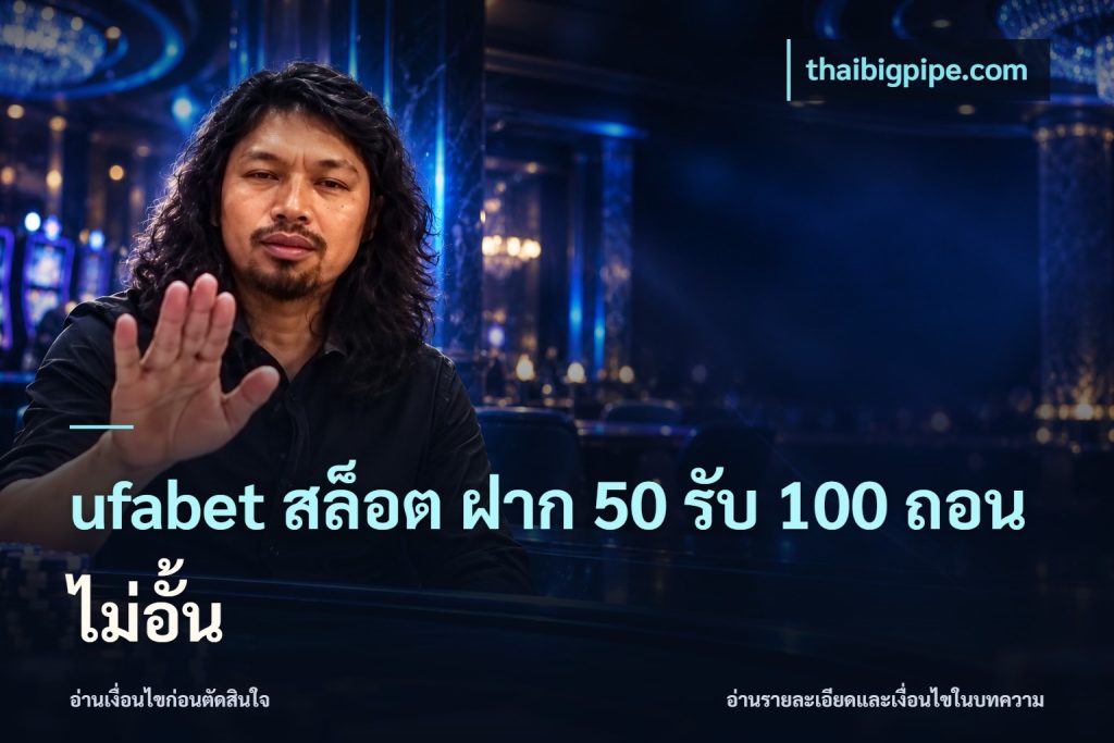 ufabet สล็อต ฝาก 50 รับ 100 ถอนไม่อั้น